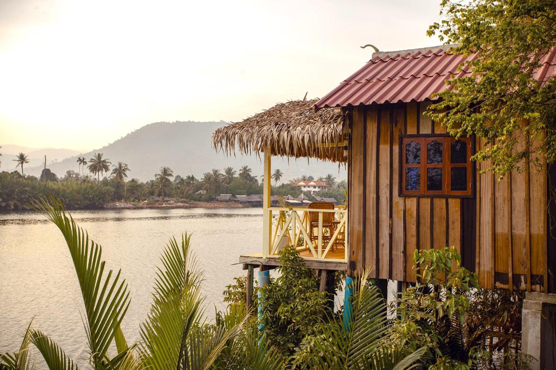 Green Mango Bungalows Kampot Buitenkant foto